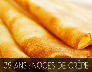 noces de crêpe